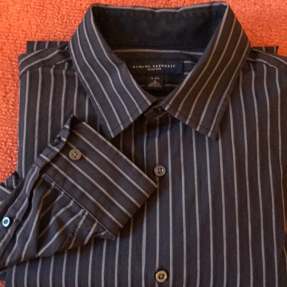 Banana republic men’s casual button down shirt